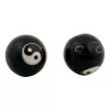 Esoterika - Sfere Qi Gong Yin Yang Nero -- 3,5 Cm