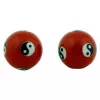 Esoterika - Sfere Qi Gong Yin Yang Rosso -- 4 Cm