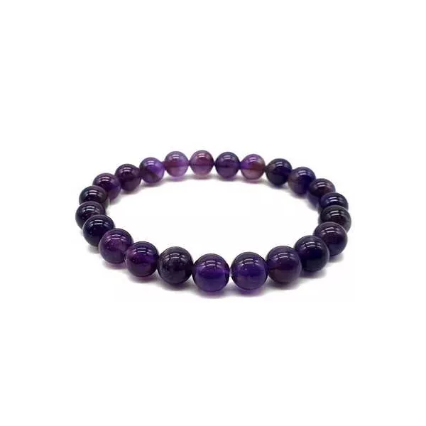 Esoterika - Bracciale Dark Ametista 8mm