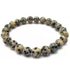 Esoterika - Bracciale Diaspro dalmata perle 8mm
