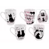 Esoterika - Tazza in porcellana con decori gatto