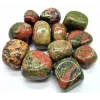 Esoterika - Unakite "A" singola pietra burattata -- ±2,5-3 cm