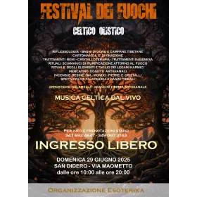 Festival dei Fuochi Celtico - Olistico San Didero 2025