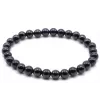 Esoterika - Bracciale Quarzo spinello nero perle 6mm