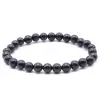 Esoterika - Bracciale Shungite perline 6 mm