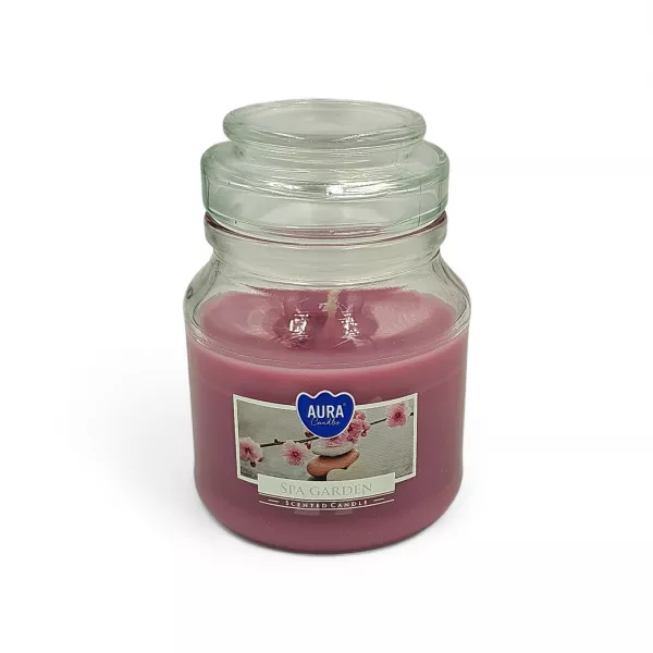 Esoterika - Candela Aura in vetro Spa Garden