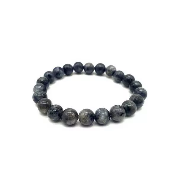 Esoterika - Bracciale Larvikite perle 8mm