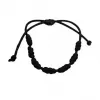 Esoterika - Bracciale nero dei 7 nodi