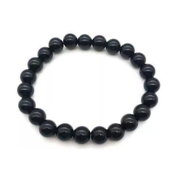 Esoterika - Bracciale Ossidiana Nera perle 8mm