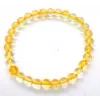 Esoterika - Bracciale Quarzo Citrino Naturale perline 6mm