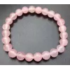 Esoterika - Bracciale Quarzo rosa Perle 8mm