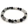Esoterika - Bracciale Quarzo Tormalina Perle 6mm