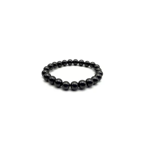 Esoterika - Bracciale Shungite perline 8mm