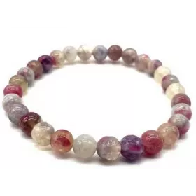 Esoterika - Bracciale Tormalina Multicolore Perle 6mm