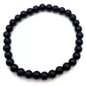 Esoterika - Bracciale Tormalina Nera perline 6mm