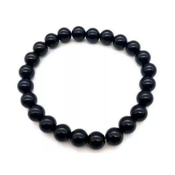Esoterika - Bracciale Tormalina Nera perline 8mm
