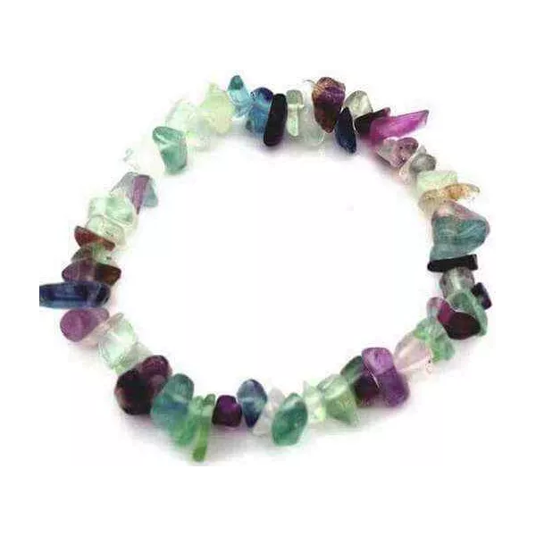 Esoterika - Braccialetto Barocco Fluorite multicolor