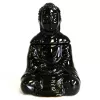 Esoterika - Brucia Essenze In Porcellana Buddha seduto nero