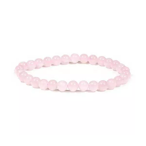 Esoterika - Braccialetto In Quarzo Rosa -- 19 Cm