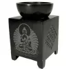Esoterika - Brucia Essenze Pietra Ollare Buddha -- 11 Cm