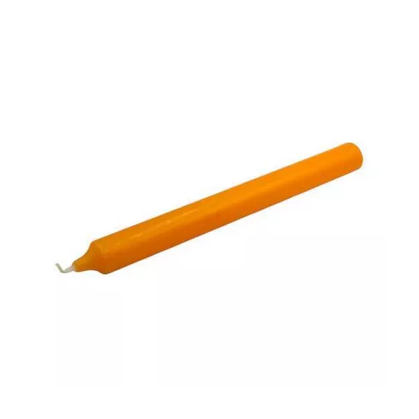 Esoterika - Candela da tavola colorata -- Arancio chiaro