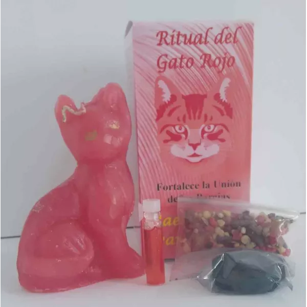 Esoterika - Candela esoterica Gato Rojo