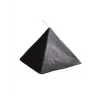 Esoterika - Candela esoterica nera a piramide contro le negatività - P