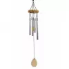 Esoterika - Campana A Vento 4 Canne E Legno -- 14 Cm