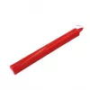 Esoterika - Candela da rituale colore pieno - Rosso -- 21x2,2 Cm