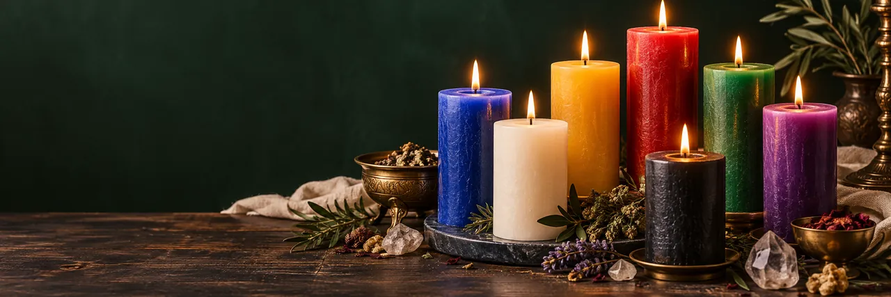 Ceri colorati da rituale · Esoterismo