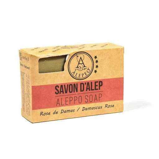 Sapone Di Aleppo Alla Rosa Di Damasco -- 100 G