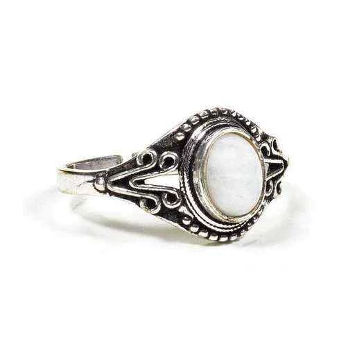 Anello Con Cristallo Di Rocca