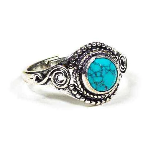 Anello Con Turchese