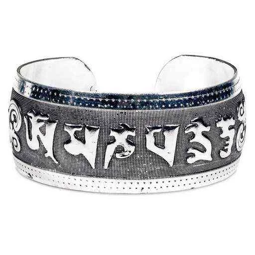 Braccialetto Miao Tribale Con Mantra -- 3 Cm