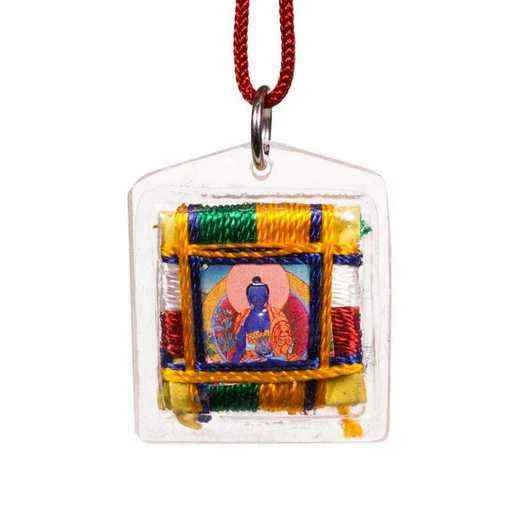 Amuleto Di Protezione Buddha Della Medicina -- 3 Cm