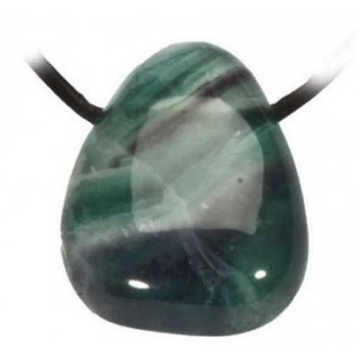 Ciondolo Fluorite A Forato Senza Filo -- 2,5-3 Cm