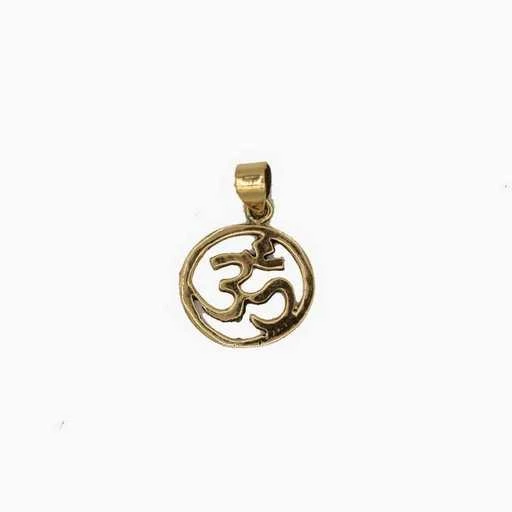 Ciondolo Ohm In Ottone Color Oro -- 1,8 Cm