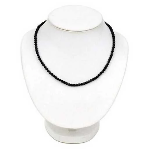 Collana In Tomalina Nera -- 45 Cm