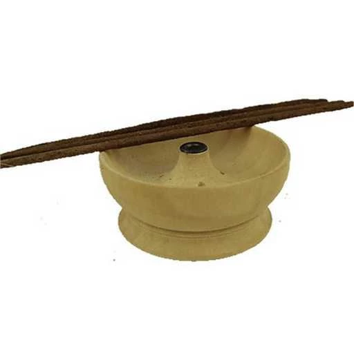 Porta incenso Ciotola Legno Chiaro