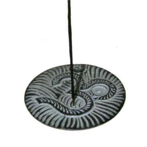 Porta incenso Bastoncini/Coni Ohm Pietra Ollare -- 10 Cm