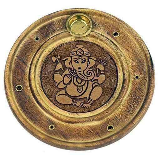 Porta incenso Ganesh Per Bastoncini E Coni -- 10 Cm
