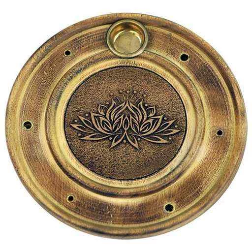 Porta incenso Loto Bastoncini/Coni -- 10 Cm