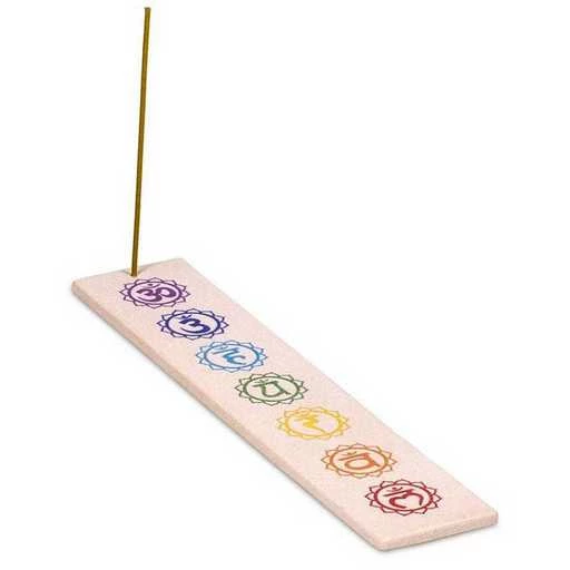 Porta incenso 7 Chakra Lungo -- 25,5x5 Cm