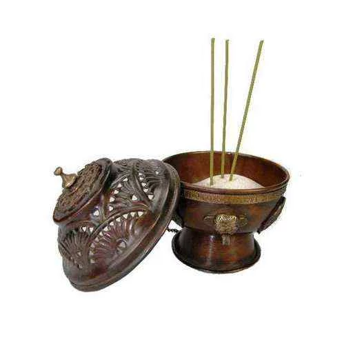 Turibolo Da Appendere In Ottone Stile Antico -- 12 Cm
