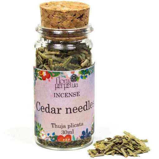 Incenso A Base Di Erbe Aghi Di Tuia Americana - Cedar Needles -- 8 G; 30 Ml