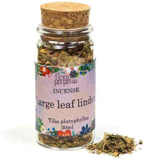 Incenso A Base Di Erbe Fiori Di Tiglio - Large Leaf Linden -- 11 G; 30 Ml