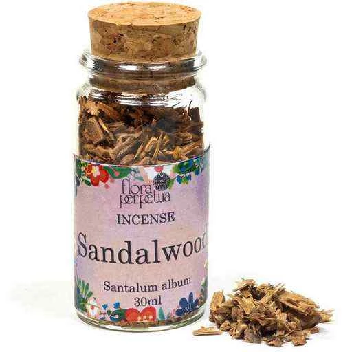 Incenso A Base Di Erbe Legno Di Sandalo Bianco - Sandalwood -- 11 G; 30ml