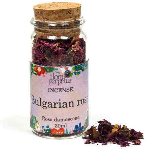 Incenso A Base Di Erbe Petali Di Rosa Di Damasco - Bulgarian Rose -- 2g; 30m