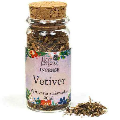 Incenso A Base Di Erbe Vetiver -- 5 G; 30 Ml