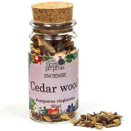 Incenso A Base Di Erbe Legno Di Ginepro Della Virginia - Cedar Wood -- 7 G; 30ml